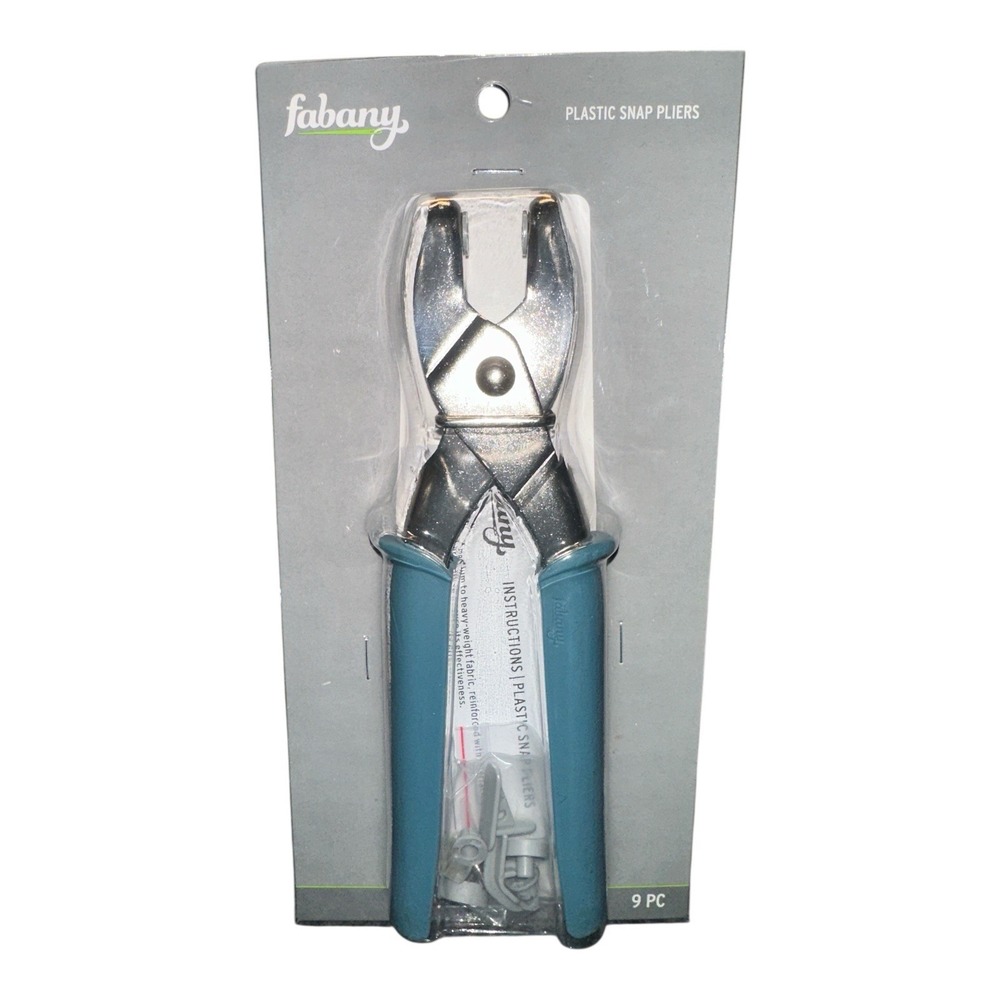 Fabany Plastic Snap Pliers, 9pc